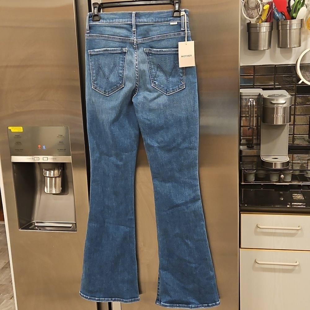 💕MOTHER💕 The Weekender Mid-Rise Flare Jeans ~ Layover 26 NWT - Picture 13 of 17